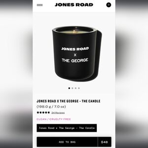 Jones Road x The George Candle